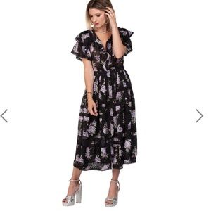 LoveShackFancy Claribel Midi Dress